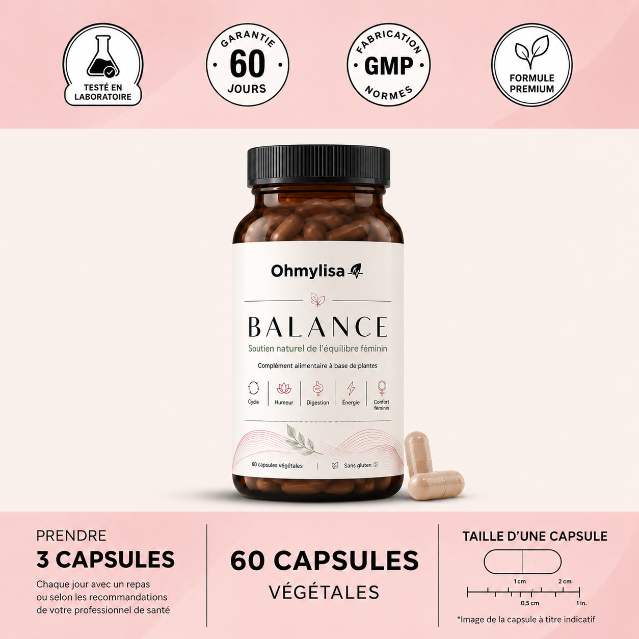 Ohmylisa™ — Formule naturelle pour accompagner la ménopause